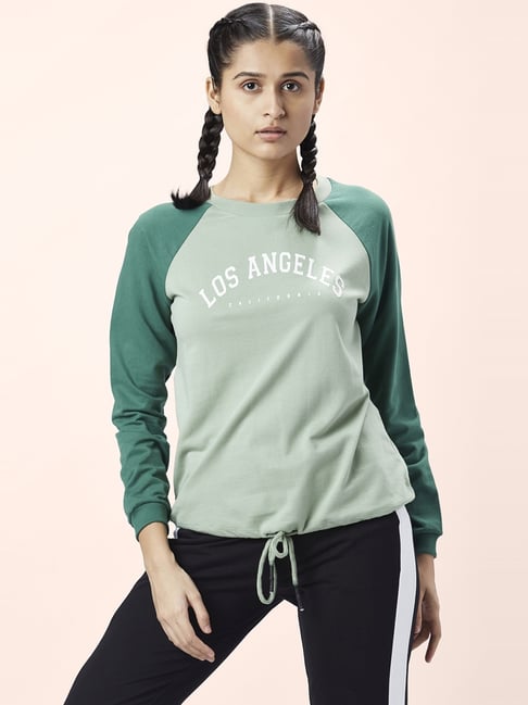 Ajile by Pantaloons Green Printed T-Shirt-picture-150