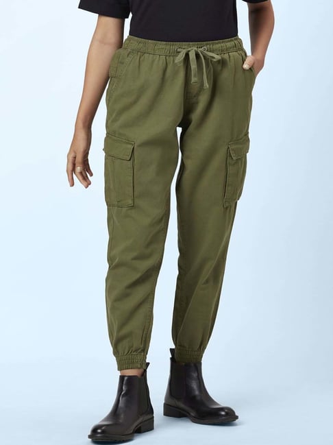 jeans olive green dress pants womens