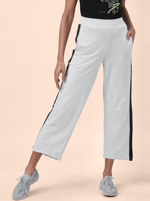 Ajile By Pantaloons Solid Women Grey Track Pants - Buy Ajile By Pantaloons  Solid Women Grey Track Pants Online at Best Prices in India