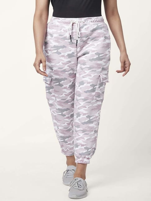 Ajile By Pantaloons Printed Women Pink Track Pants - Buy Ajile By Pantaloons  Printed Women Pink Track Pants Online at Best Prices in India