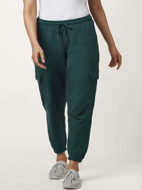 Ajile by Pantaloons Green Cotton Joggers