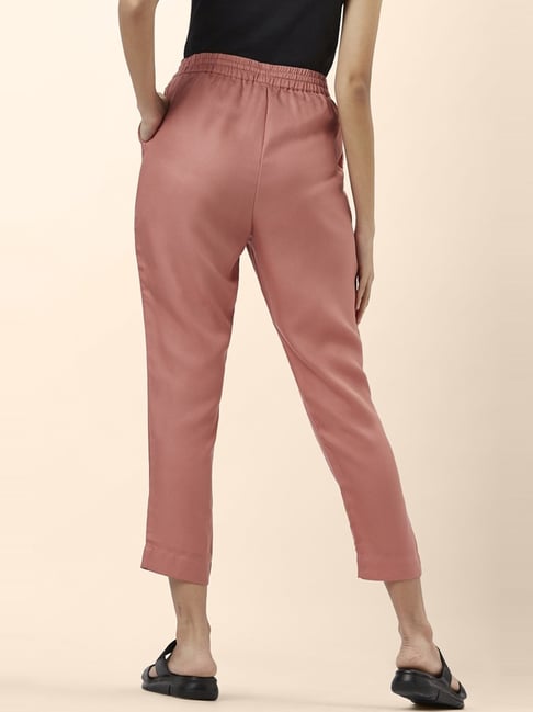 Honey By Pantaloons Regular Fit Women Pink Trousers - Buy Honey By  Pantaloons Regular Fit Women Pink Trousers Online at Best Prices in India