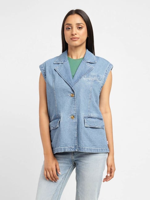 Washed Ripped Jean Vest Jacket Denim Vest Tops – Kidscool Space