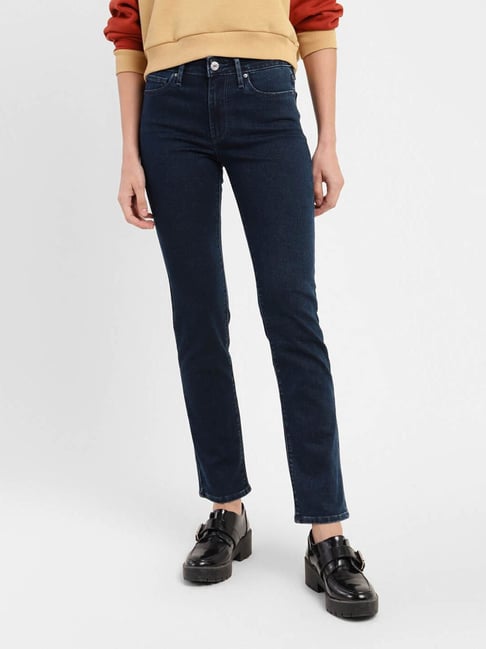 Levi s Blue Regular Fit Mid Rise Jeans