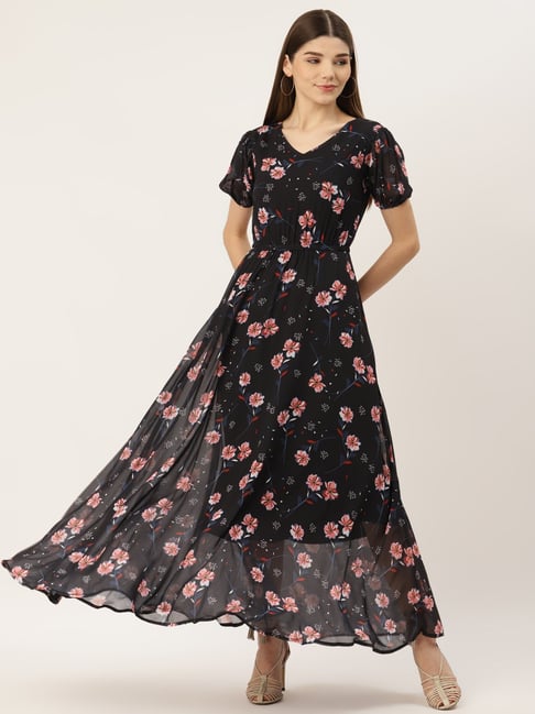 10 Adorable Black Floral Dresses I Love For Spring - Posh in Progress