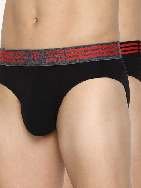 Buy Vh Innerwear Black Cotton Regular Fit Striped Trunks for Mens Online @  Tata CLiQ