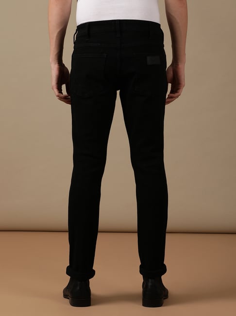 Buy Moda Rapido Men Black Slim Fit Low Rise Light Fade Stretchable Jeans -  Jeans for Men 15929666 | Myntra