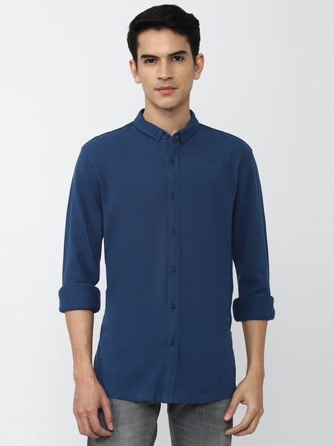 navy blue blouse forever 21