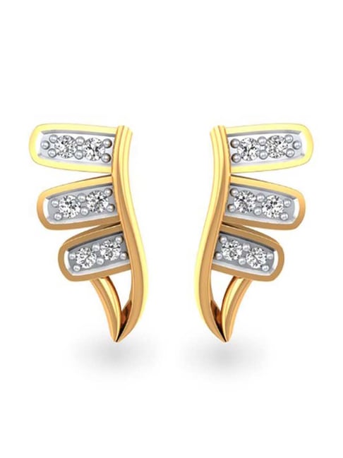 Victorian Style Diamond Drop Earrings  GIA