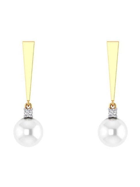 Buy PNG Jewellers 14k Fine Floret Diamond Stud Earrings Online At Best  Price  Tata CLiQ