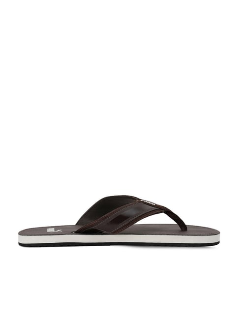 Puma brown hotsell flip flops