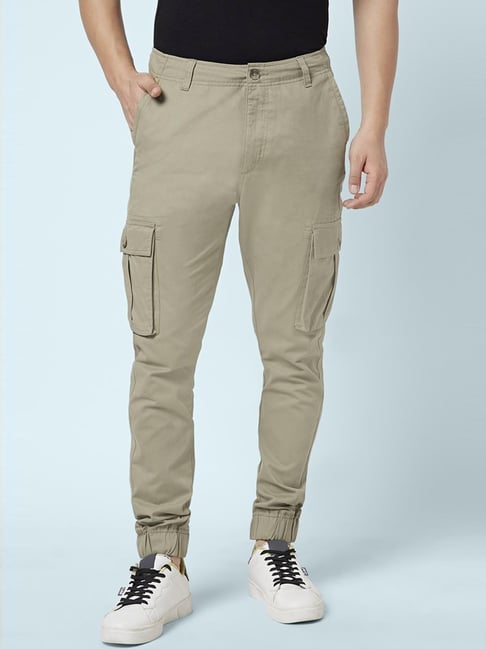 Buy Olive Trousers & Pants for Men by ALTHEORY Online | Ajio.com