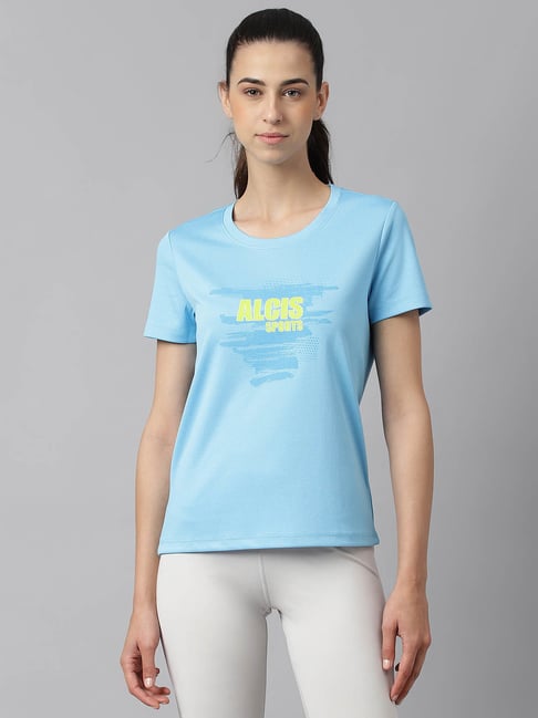 ALCIS Blue Printed T-Shirt-picture-39