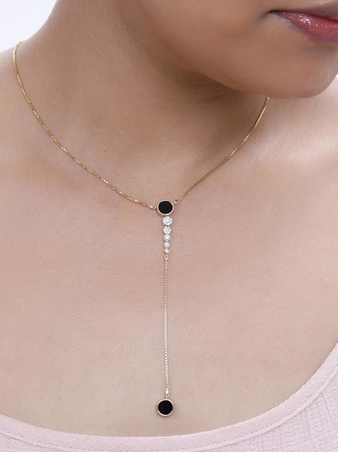 Vintage 10K Gold Onyx Diamond Pearl Art Deco Pendant Necklace – Boylerpf