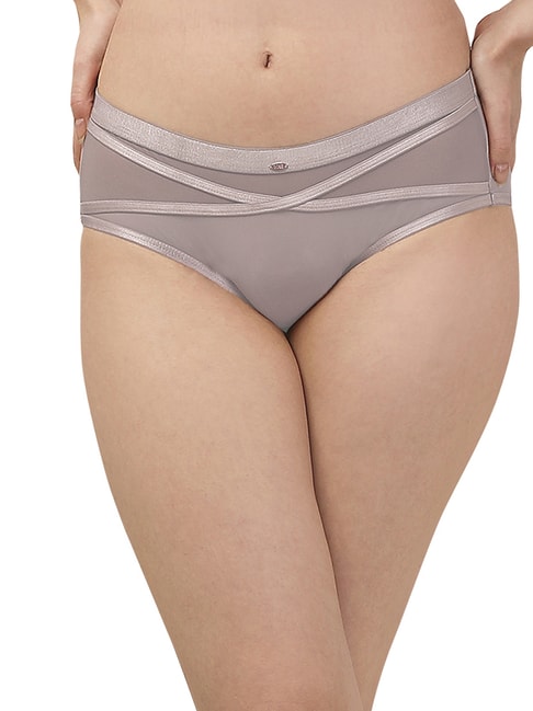 Soie Light Brown Hipster Panty Price in India