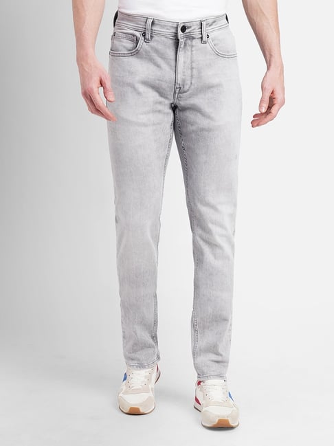 Jack & Jones Grey Slim Fit Jeans