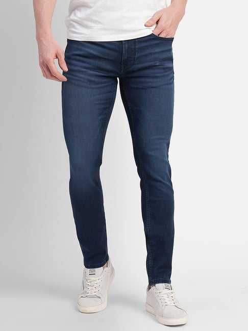 Jack & Jones Dark Blue Skinny Fit Jeans