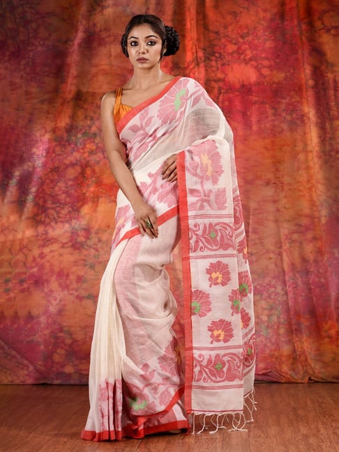 SabyaSachi Inspired Saree Floral Sari Women Sari Sequins Blouse Printed  Saree | eBay