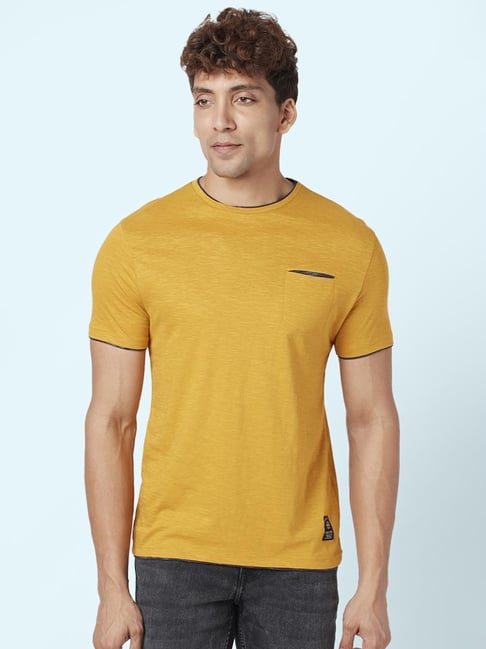 Mustard yellow outlet colour shirt