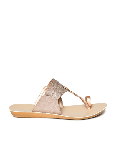 ALAÏA Women's Flat Laminated Leather Sandals | ALAÏA HK