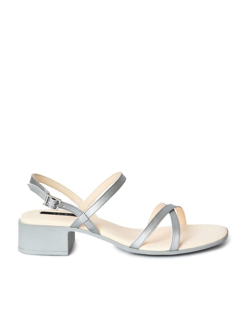 ROYALE PADDED LACE UP SANDAL IN GREY