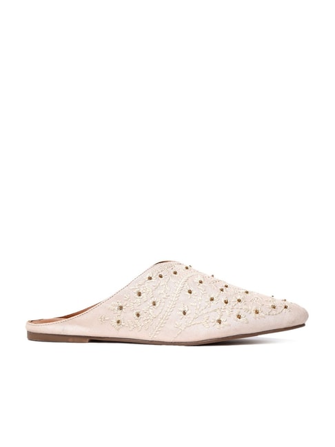 W Women's White Mule Shoes Price in India