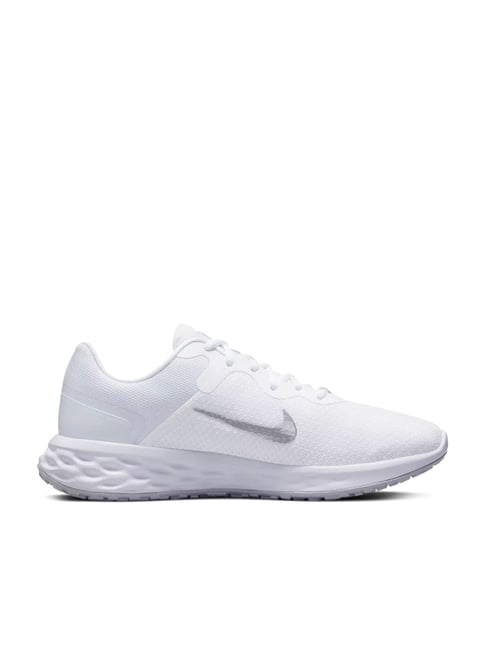 Nike Women's REVOLUTION 6 NN White Running Shoes