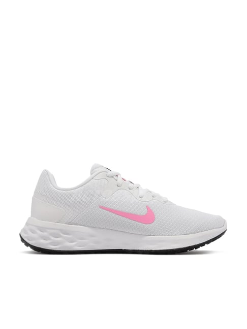 Nike Women's REVOLUTION 6 NN White Running Shoes