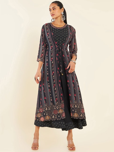 Buy Manvi Fashion Womens Long Shrug Kurti SN38SizeXXLarge at  Amazonin