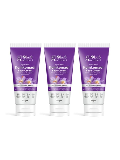 Globus Naturals Ayurvedic Kumkumadi Face Cream - Pack of 3-picture-25