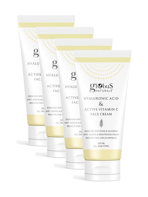 Globus Naturals Hyaluronic Acid & Active Vitamin C Face Cream - Pack of 4-picture-41