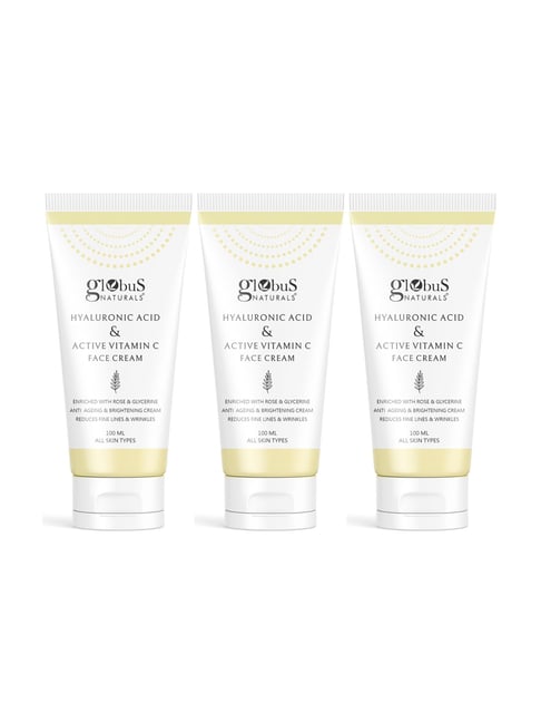 Globus Naturals Hyaluronic Acid & Active Vitamin C Face Cream - Pack of 3-picture-37