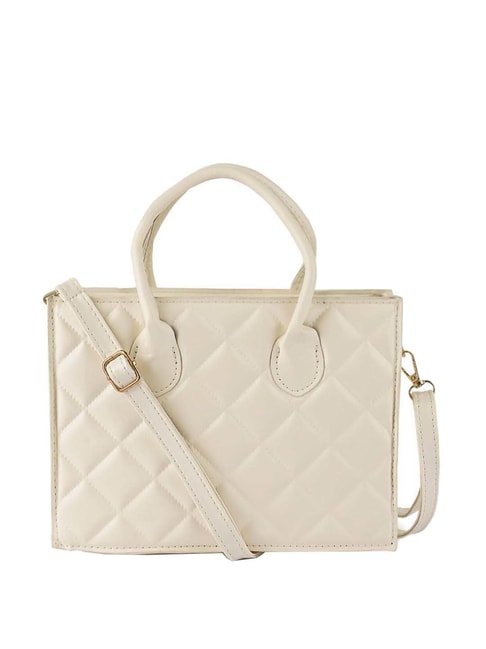 Buy London Rag Off White Quilted Small Handbag Online At Best Price @ Tata  CLiQ