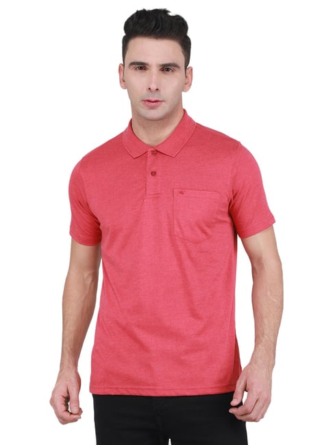 Monte Carlo Pink Regular Fit Polo T-Shirt