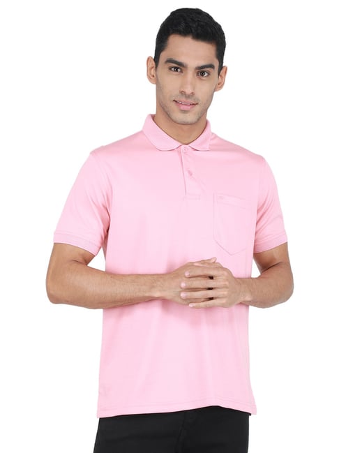 Monte Carlo Pink Regular Fit Polo T-Shirt