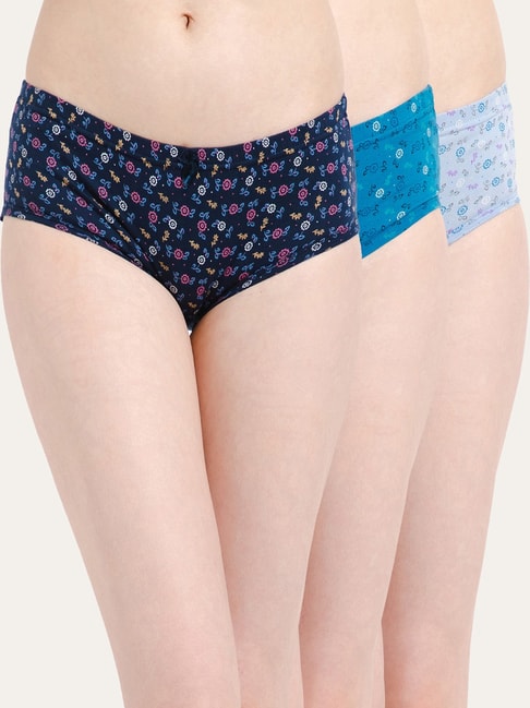 Women Cotton Printed Panty Briefs Hipster For Ladies Underwear  Combo