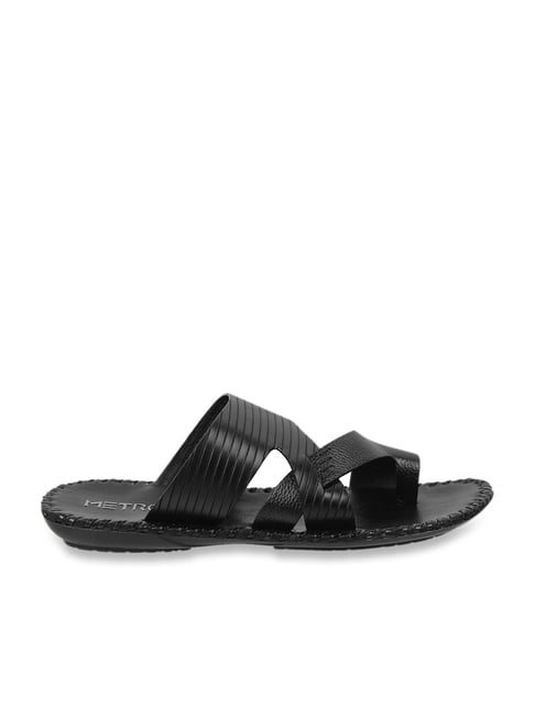 Metro Men's Black Toe Ring Sandals-picture-22