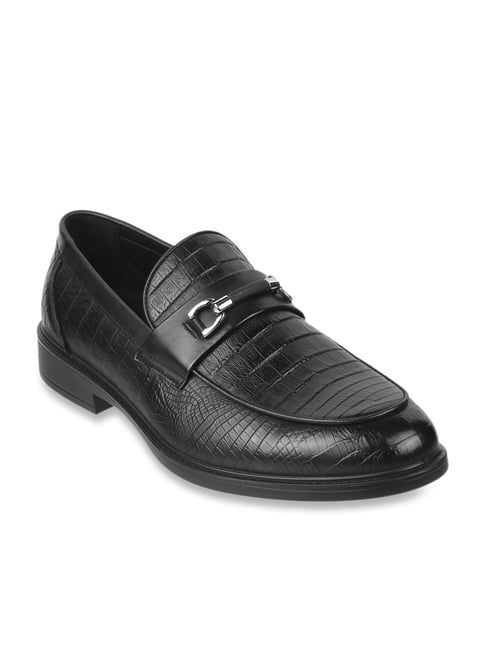 Metro Shoes Davinci Loafers Da Vinchi By Metro Men's Black Formal