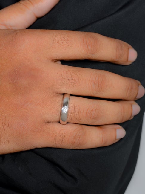 PRAMUKHIMPEX Engagement Men''s Gold Ring For Wedding Men Ring, Single  Diamond Ring, Size: 3 Us To 10 Us at Rs 62999 in Surat