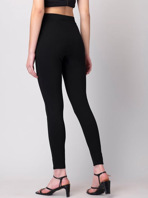 Buttoned Up Black Button Front PU Leggings | Pink Boutique – Pink Boutique  UK