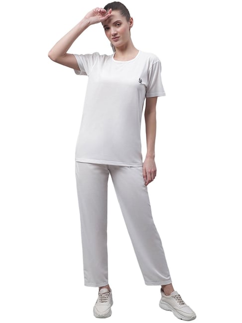 Vimal Jonney White T-Shirt With Trackpants-picture-35