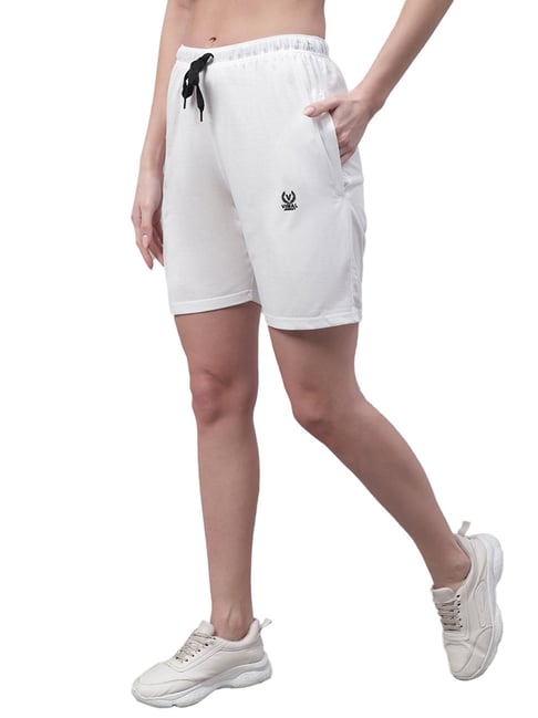 Vimal Jonney White Regular Fit Mid Rise Shorts-picture-15