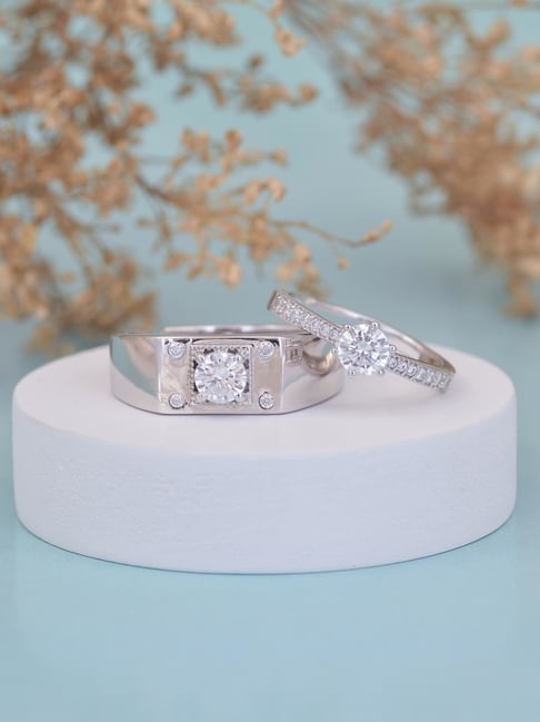 Winter Blushes Of First Love Ring For Him - Alapatt Diamonds