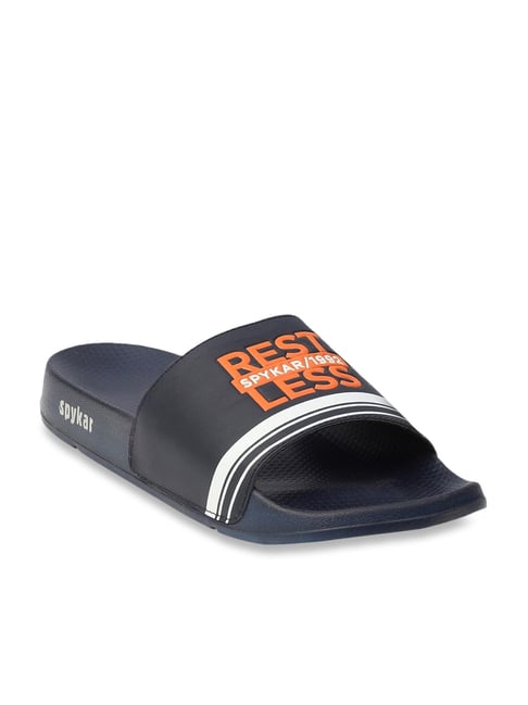 Buy Spykar Men s Pattrick Navy Slides for Men at Best Price Tata