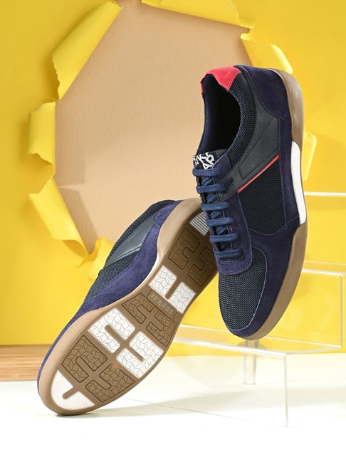 Spykar Men's Kyle Blue Casual Sneakers