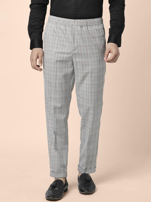 Richard Parker by Pantaloons Mens Formal Wear Trousers  205000005629349Light Grey Melange38  Amazonin Fashion