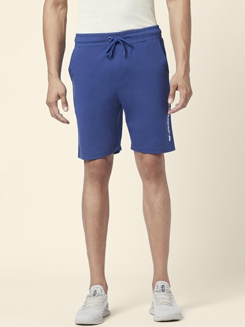 Ajile By Pantaloons Blue Slim Fit Shorts-picture-29