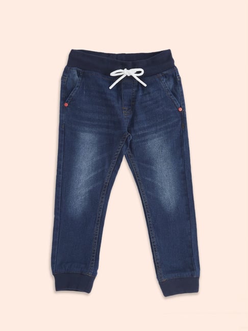 Boys Clothing, Pantaloons - Blue Pair Of Jeans for Junior