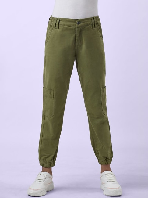 Buy Coolsters by Pantaloons Kids Green Cotton Pants for Girls Clothing  Online @ Tata CLiQ