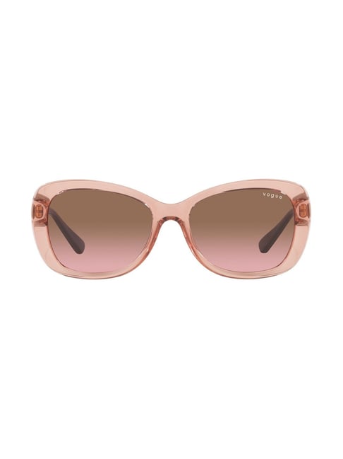 LeeWay Women Cat-Eye Sunglasses | LW-761 | Brown Lens With Golden Frame |  Free Size | Fit For All | Trending Stylish Glasses or Girls